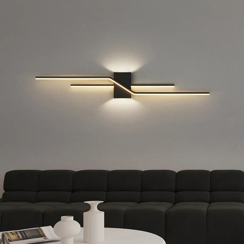 Afralia™ Modern LED Wall Lamps in Black and White for Versatile Indoor Lighting