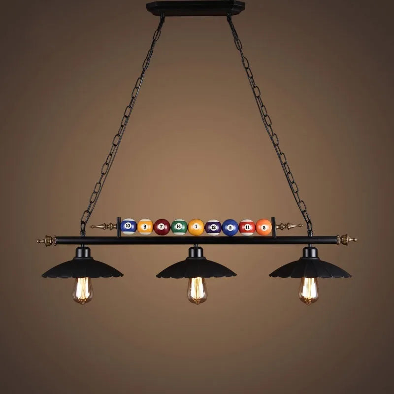 Afralia™ Vintage Billiard Pendant Lights Industrial Hanging Lamp for Cafe Loft Salon
