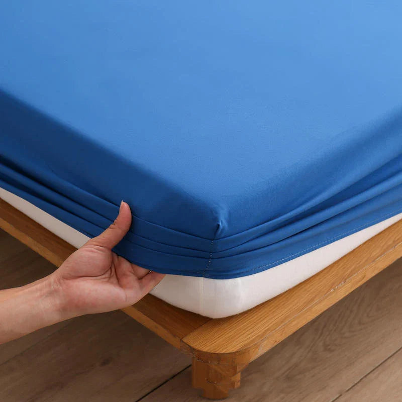 Afralia™ Soft Skin-Friendly 360° Fitted Bed Sheet with Elastic Band - Durable & Dapper