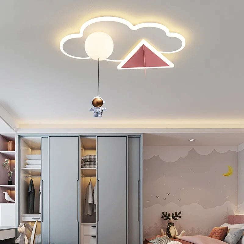 Afralia™ Children's Room Ceiling Chandelier Light - Modern Dimmable Indoor Lighting