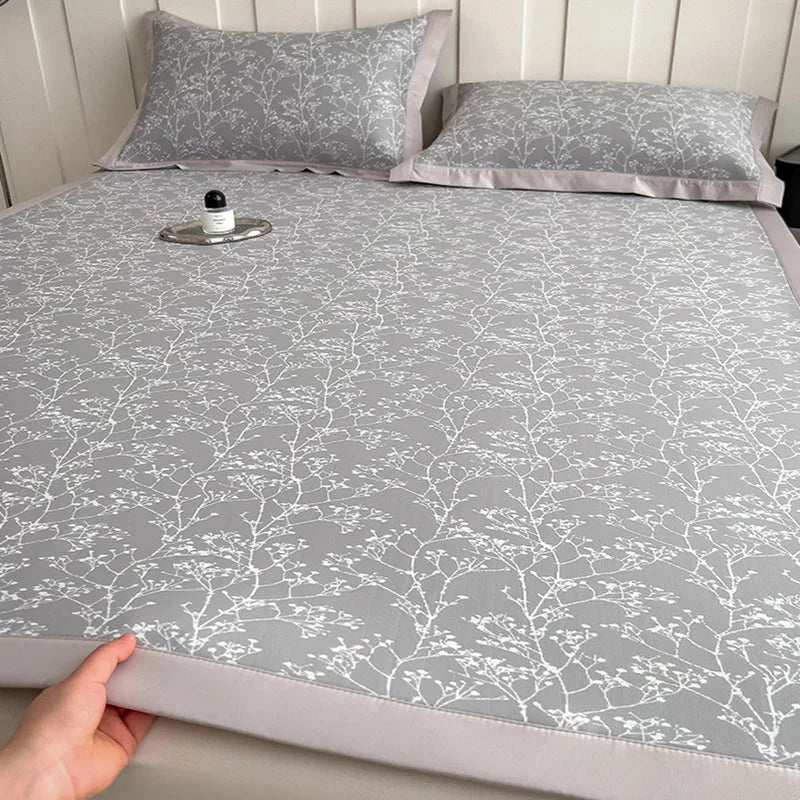 Afralia™ Cooling Silky Bed Mat Set - Comfortable Baby-Safe Mattress