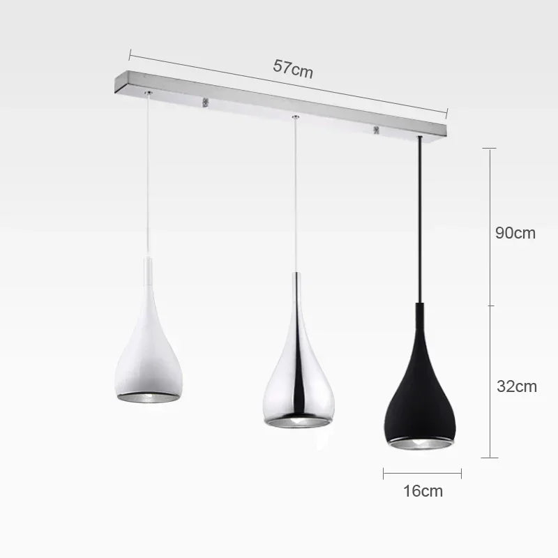 Afralia™ Modern LED Pendant Lights for Dining Room Minimalist Home Lighting