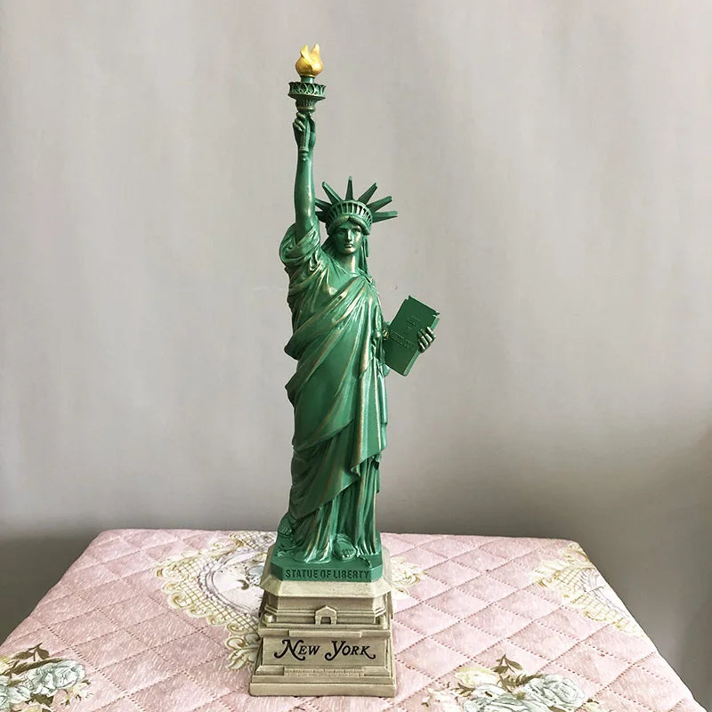 Afralia™ Liberty Statue Desk Model Collectible Office Home Décor Souvenir