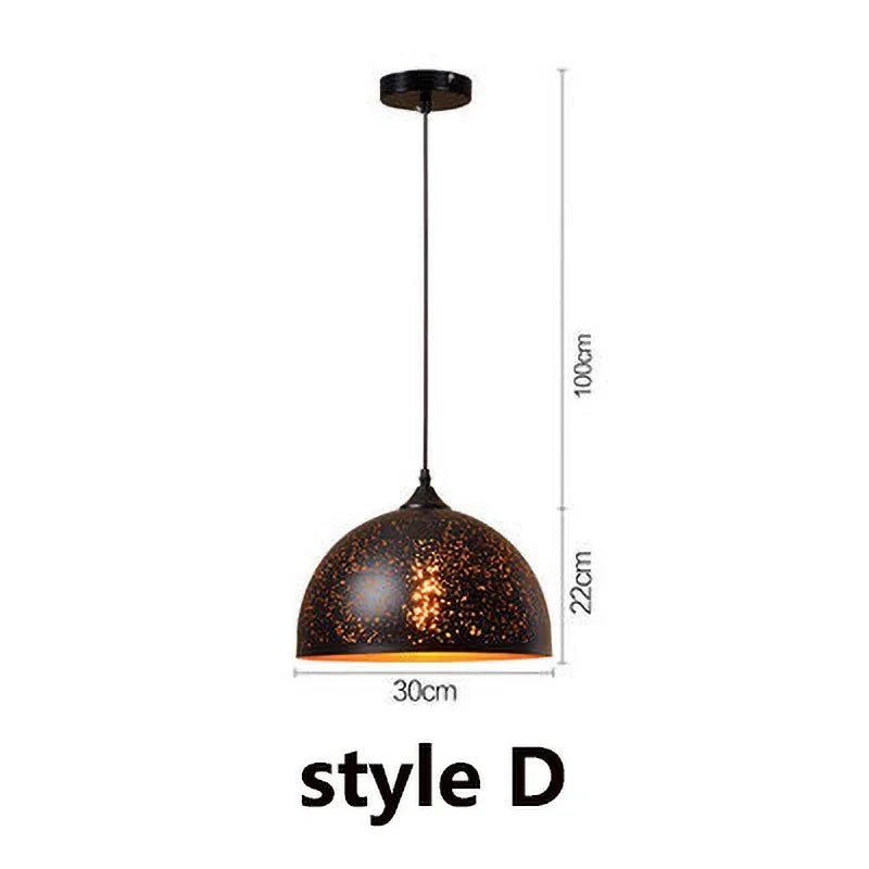 Afralia™ Etched Iron Chandelier Pendant Light Fixture for Dining and Living Room