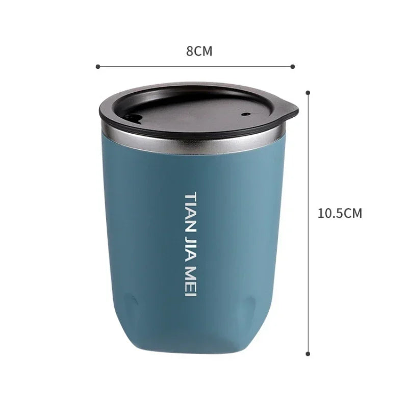 Afralia™ 300ml Stainless Steel Vacuum Flask Thermal Travel Mug Cup