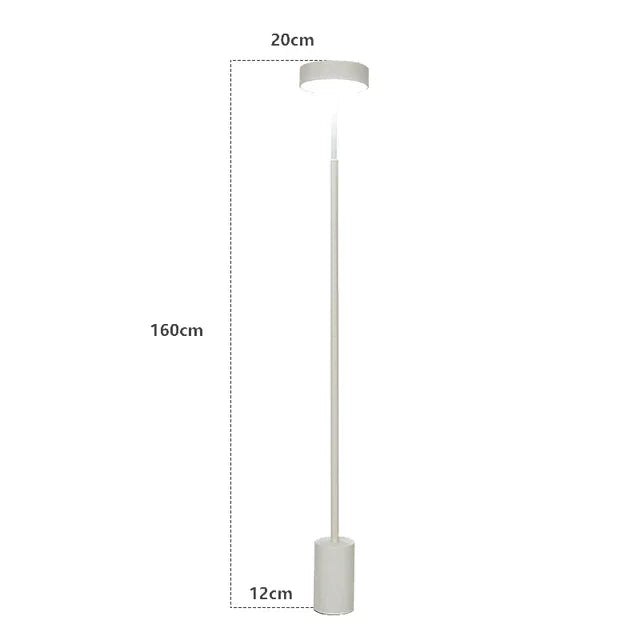 Afralia™ Minimalist LED Floor Lamp for Art Decor, Studio, and Bedroom