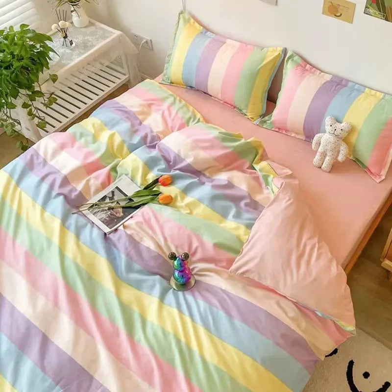 Afralia™ Tie Dye Print Quilt Cover: Super Soft Summer Comforter for Naked Sleeping