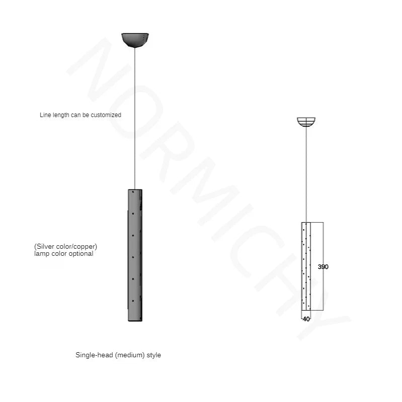 Afralia™ Modern Nordic LED Chandelier for Dining Room and Living Room