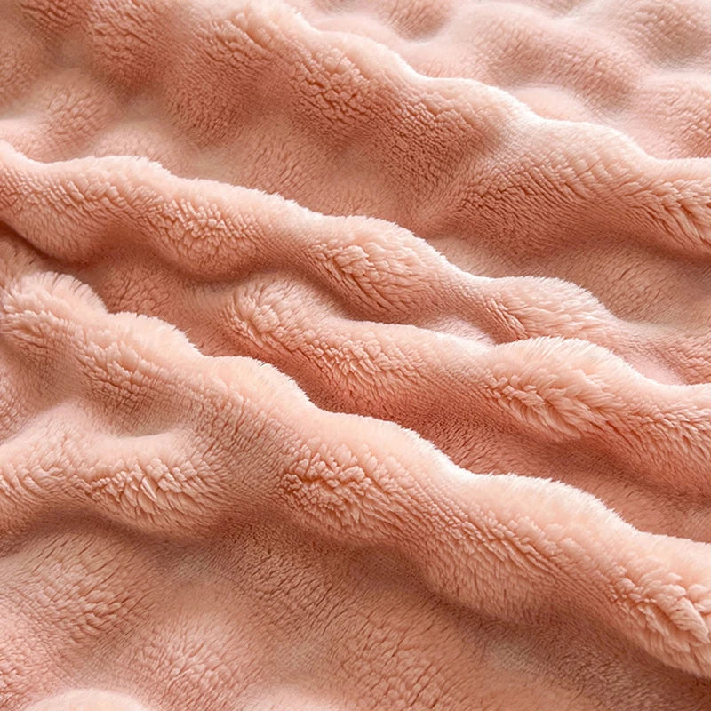 Afralia™ Cozy Faux Rabbit Fur Throw Blanket for Sofa & Bed, 200X230cm