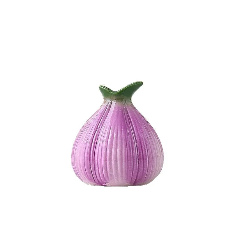 Afralia™ Ceramic Onion Vase for Hydroponic Plants and Home Decor