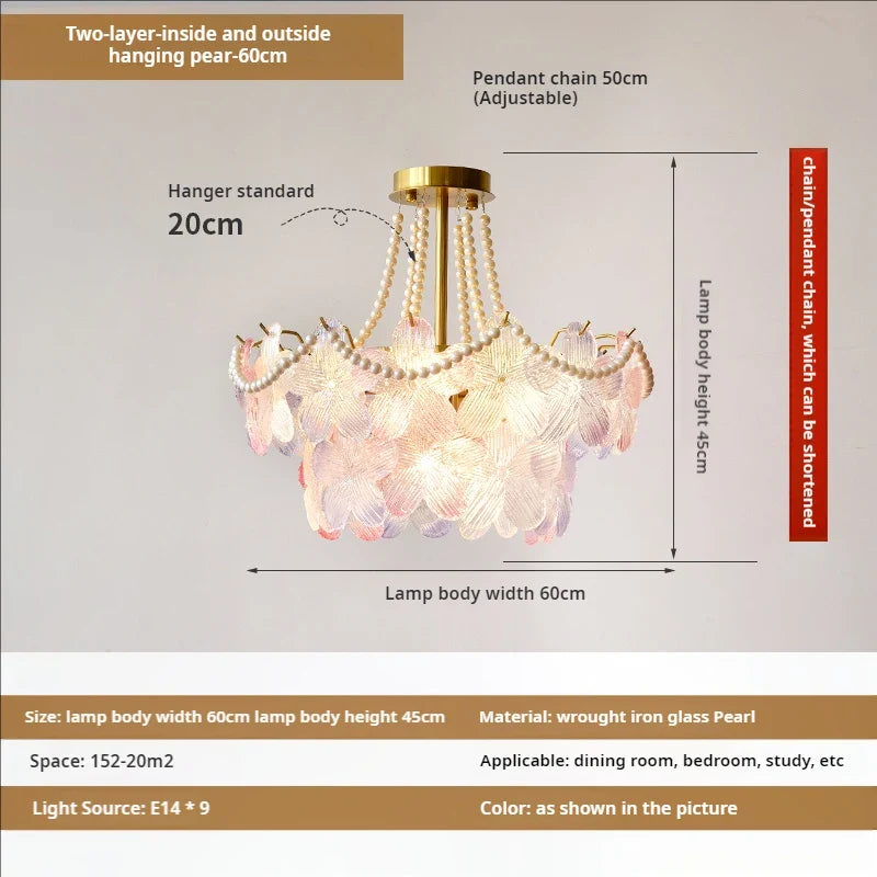 Afralia™ Leafless Crystal Chandelier: Modern French Living Room & Bedroom Lighting
