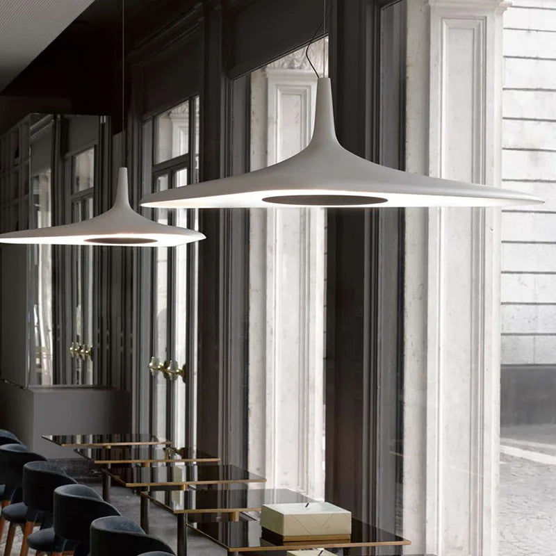 Afralia™ Post-modern Black/White Chandelier Pendant Lights for Restaurant, Bar, and Home
