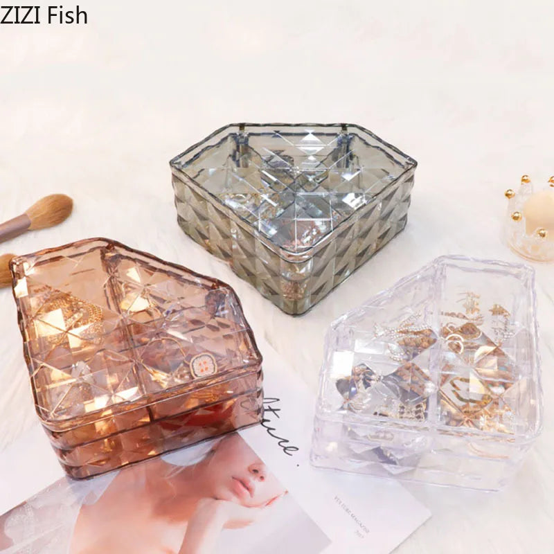 Afralia™ Elegant Jewelry Boxes and Cosmetic Jars - Plastic Storage Containers