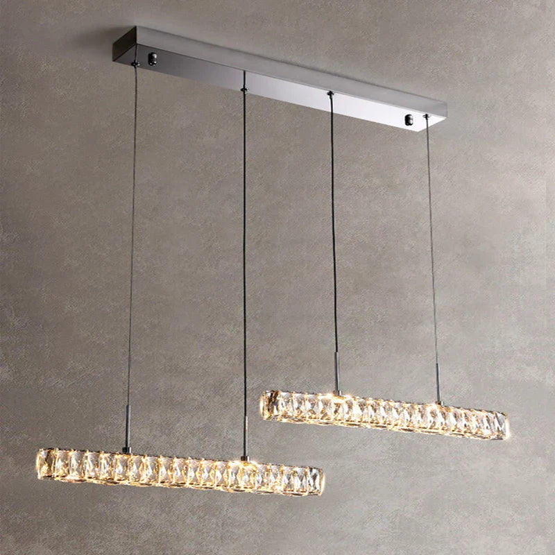 Afralia™ Crystal Luxury Golden LED Ceiling Chandelier