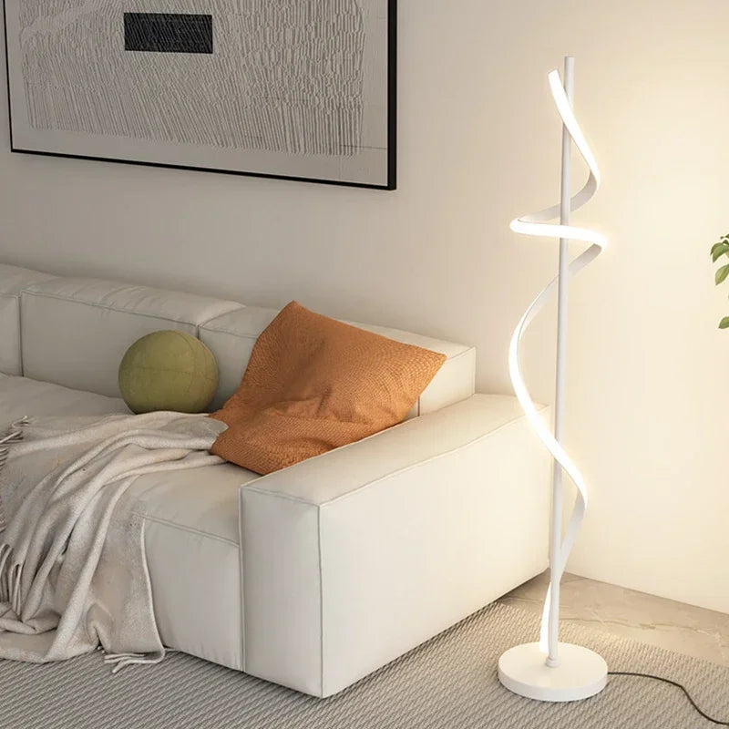 Afralia™ LED Revolve Floor Lamp for Bedroom Living Study Indoor Decor