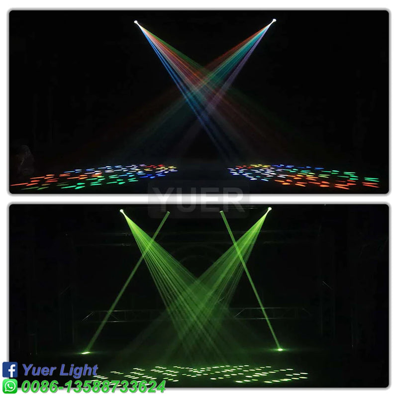 Afralia™ 100W Mini Beam RGBW 4in1 LED Moving Head Light - DMX Control Disco Spotlight