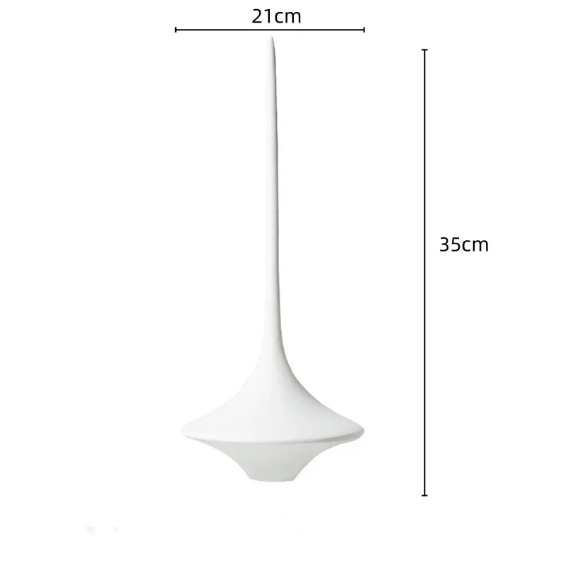 Afralia™ Metal Geometric Spinning Top Decor | Home Decoration Crafts