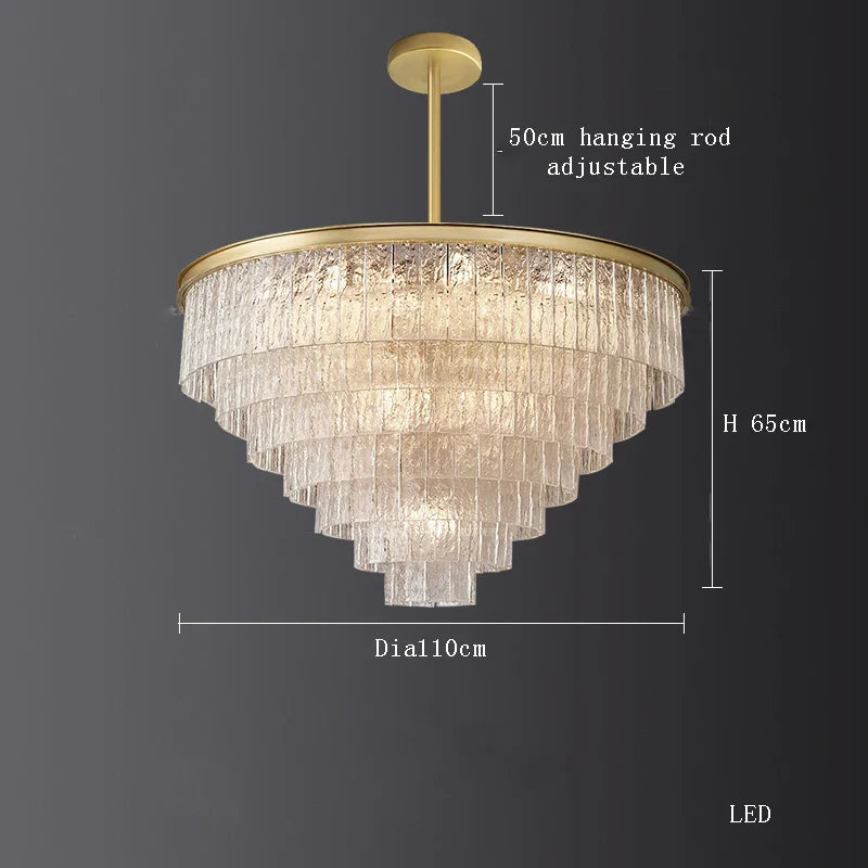 Afralia™ Modern Crystal Chandelier Pendant Light for Dining & Living Room Decor
