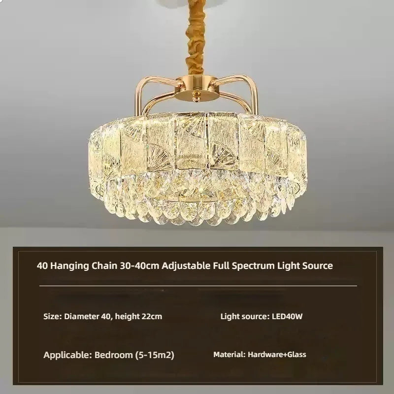 Afralia™ Luxury Crystal Pendant Light for High-End Atmosphere
