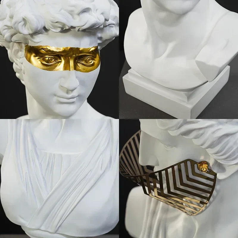 Afralia™ Venus Bust Sculpture Art Figurine for Home Decor