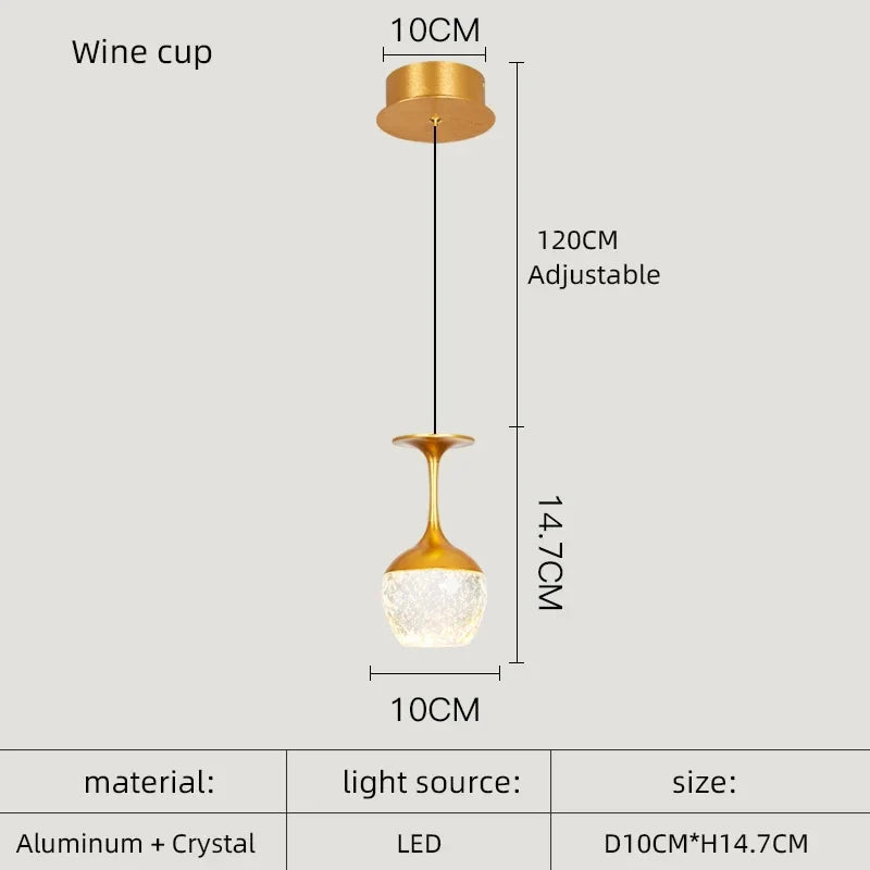 Afralia™ Crystal LED Chandelier for Dining Room Decor