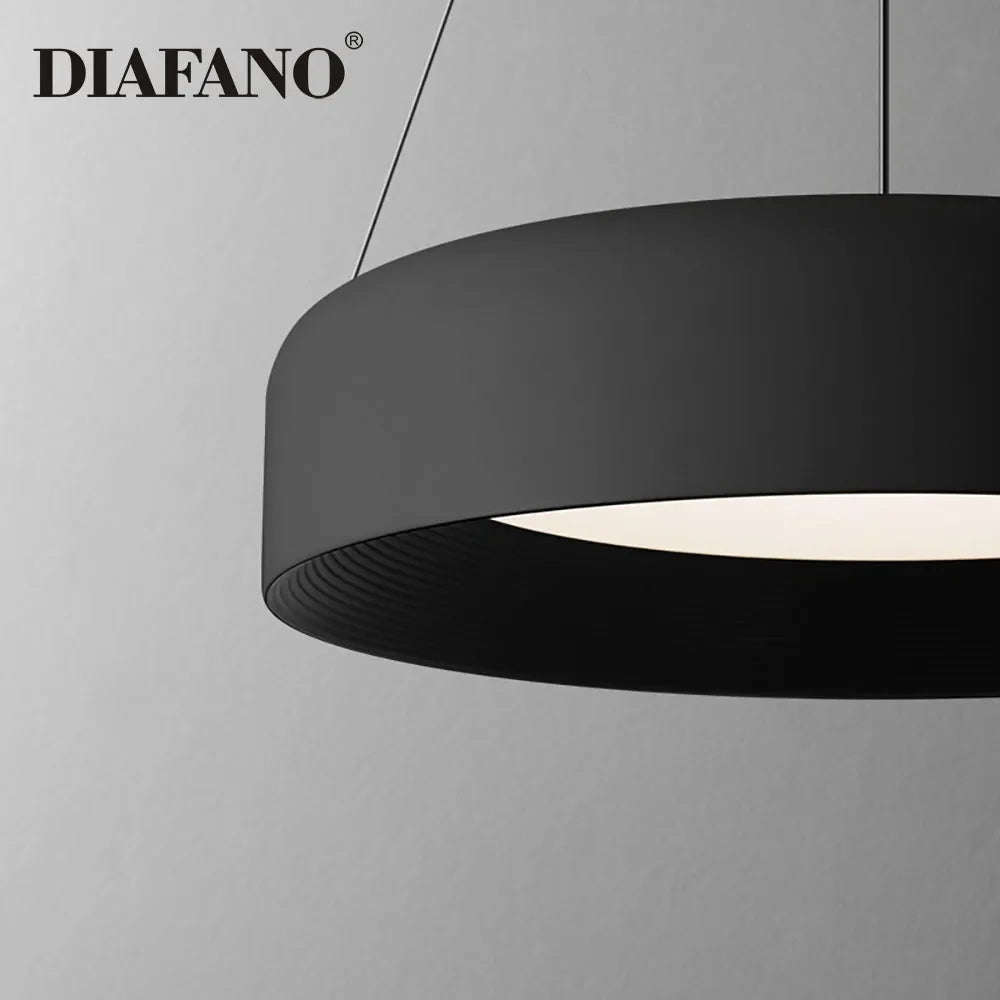 Afralia™ Round Ring LED Chandelier for Modern Minimalist Home Decor