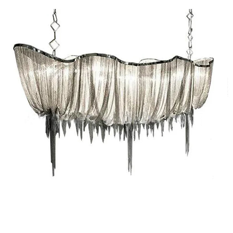 Afralia™ Modern Chain Chandelier for Luxury Dining Table and Home Decor