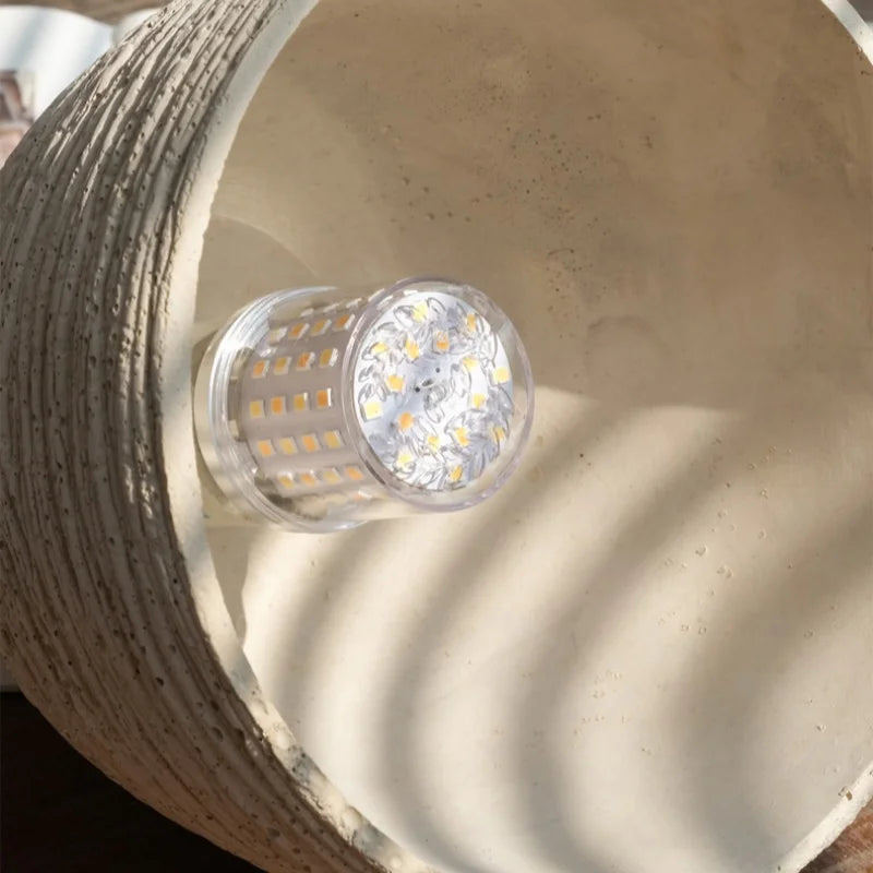 Afralia™ Wood Cement LED Pendant Light Fixture Adjustable Hanging Lamp