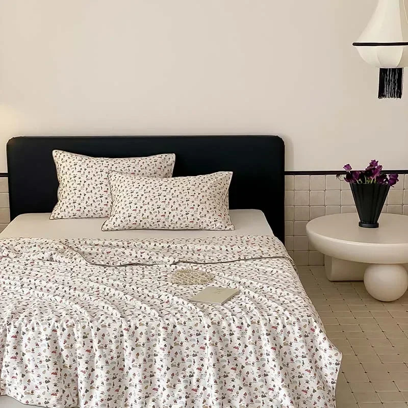 Afralia™ Cooling Quilt: Soft Silky Single Double Bed Blanket for Summer & Autumn