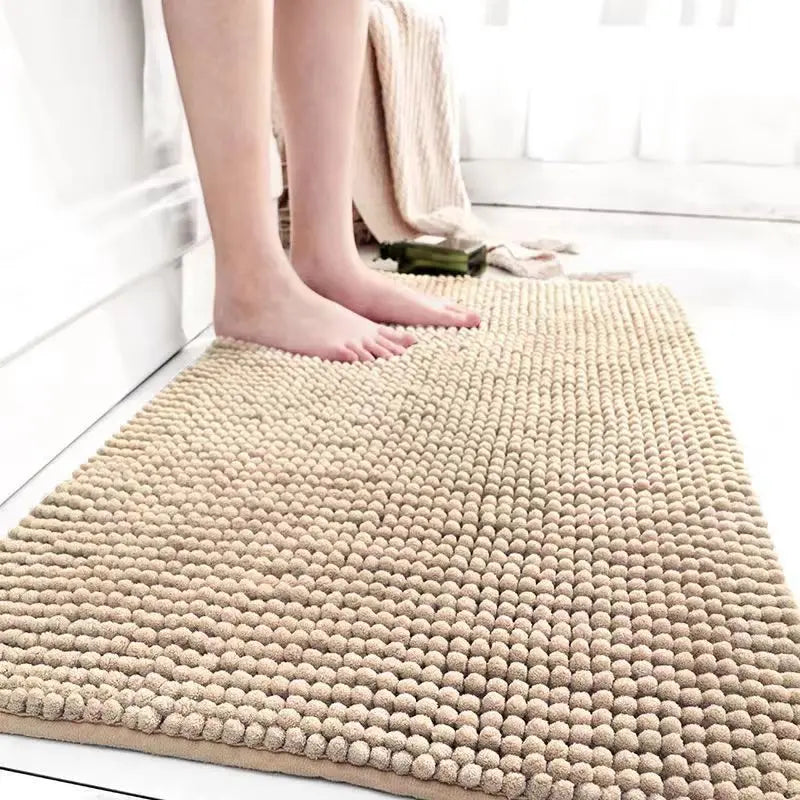 Afralia™ Soft Anti-Skid Bathroom Mat, Absorbent & Quick Drying Chenille Carpet