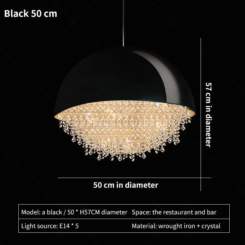 Afralia™ Crystal Chandelier: Nordic Luxury Lighting for Living Room, Bedroom, and Dining Area