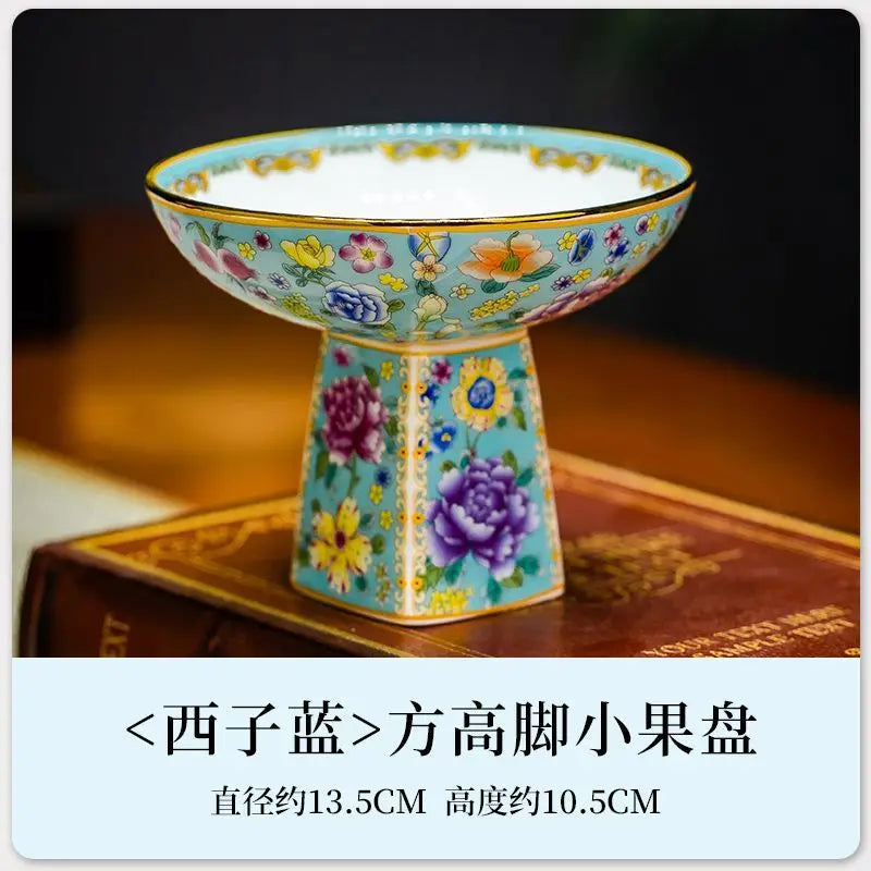 Afralia™ Ceramic Fruit Plate Large Capacity for Living Room Home Decor Refreshment
