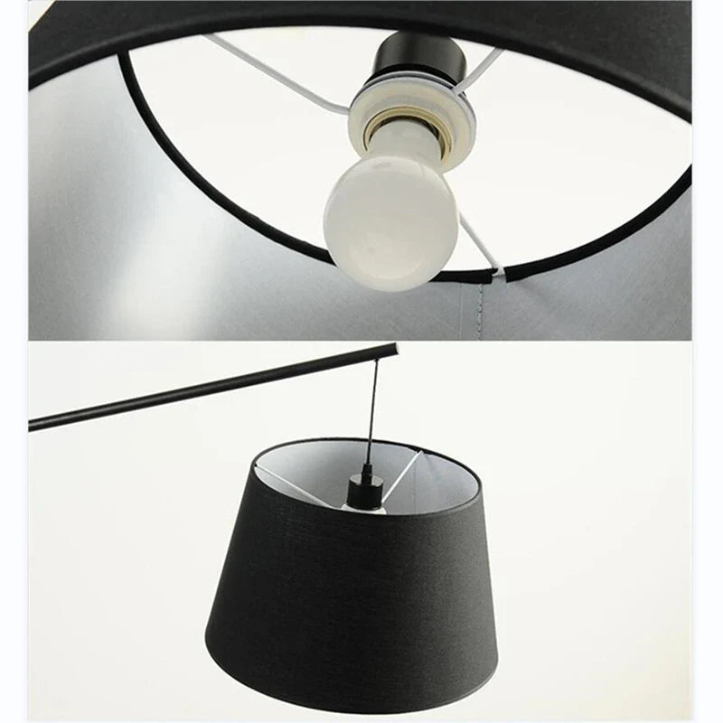 Afralia™ Modern LED Fishing Lamp for Study & Bedroom Decor