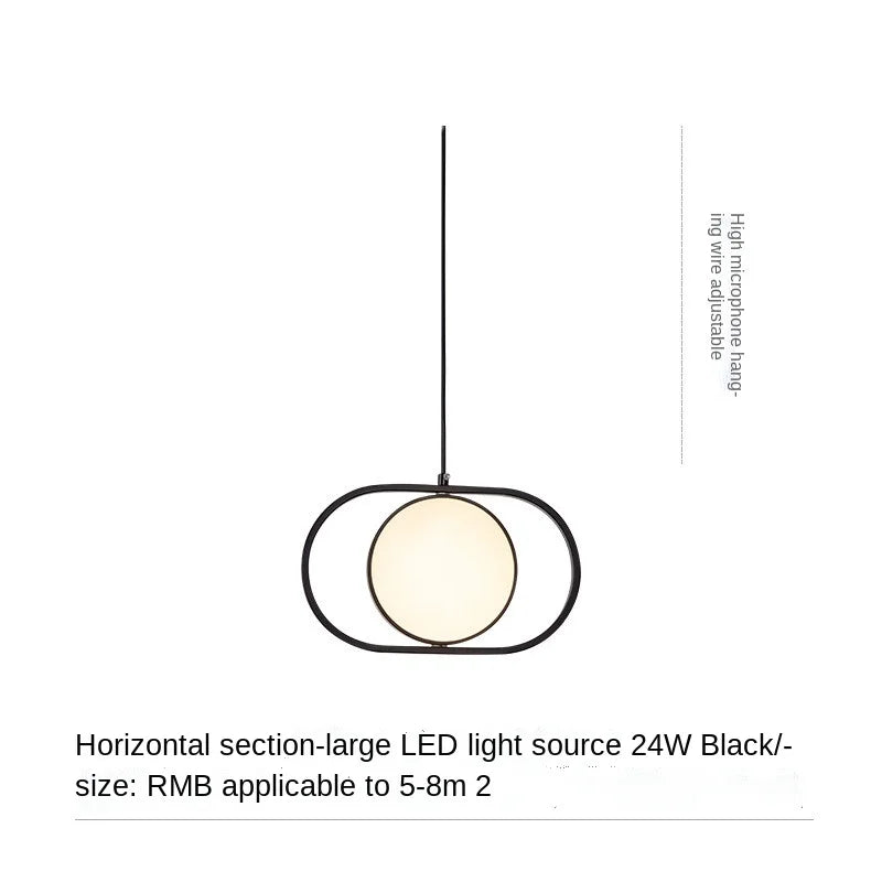 Afralia™ Magic Eye LED Pendant Chandelier for Dining Bedside Bar Home Decor