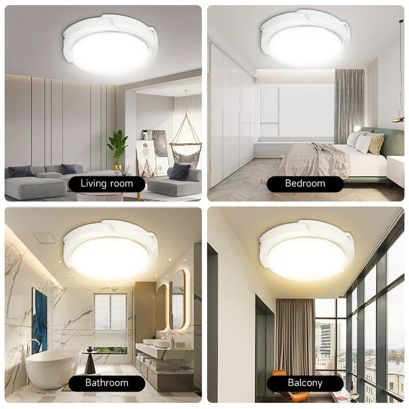 Afralia™ Solar LED Ceiling & House Lamp, Indoor & Outdoor Waterproof Light