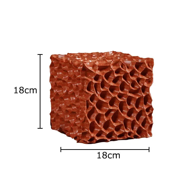 Afralia™ Honeycomb Ball Sculpture: Geometric Desk Decor & Abstract Art for Room Aesthetics