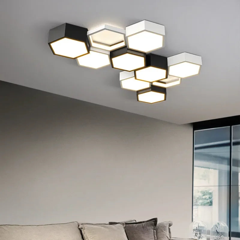 Afralia™ Smart LED Dimmable Chandelier Modern Ceiling Lamp Lighting