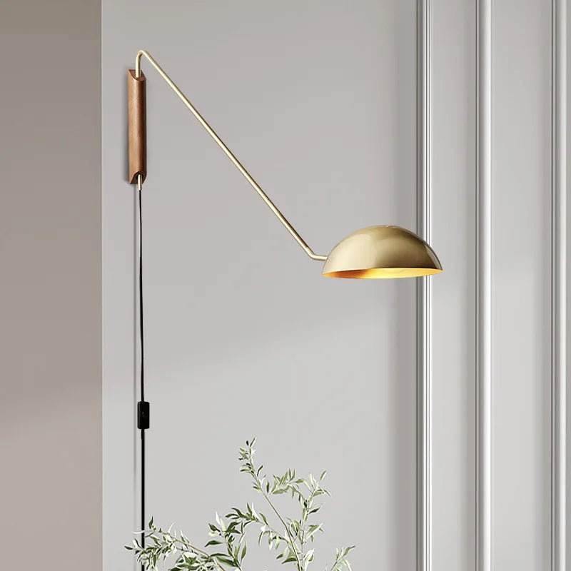 Afralia™ Long Arm Wall Lamps: Adjustable Minimalist Lighting for Home, Living Room, Bedroom, Study