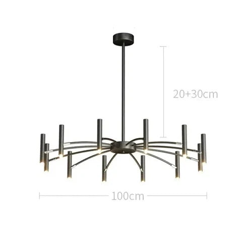 Afralia™ Spider Chandelier Ceiling Pendant Light for Living Room