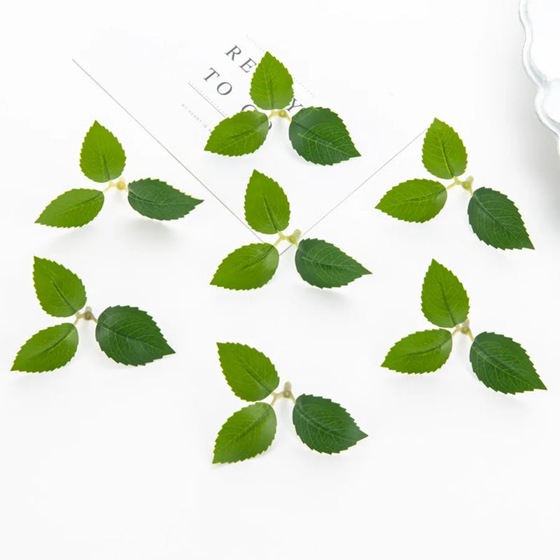 Afralia™ Tea Leaf Fake Plants Set for DIY Wedding Christmas Home Decor