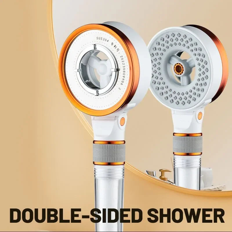 Afralia™ Dual Sided High Pressure Showerhead - 3 Modes, Water Saving