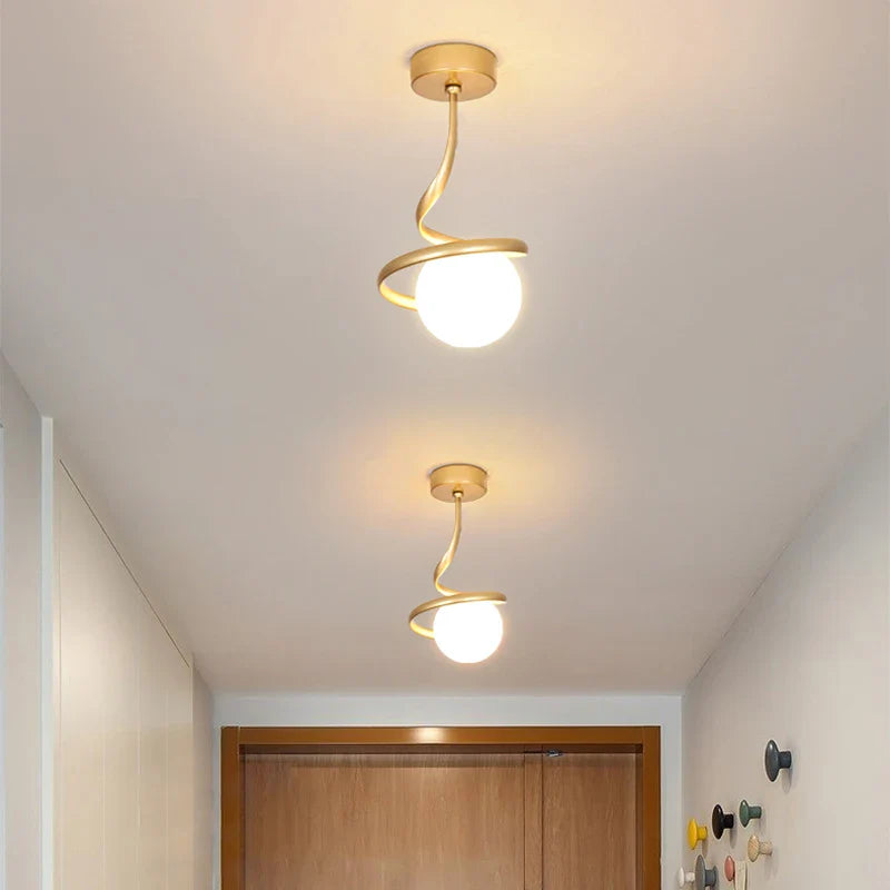 Afralia™ Nordic LED Ceiling Lamp Modern Interior Lighting for Home Decoration