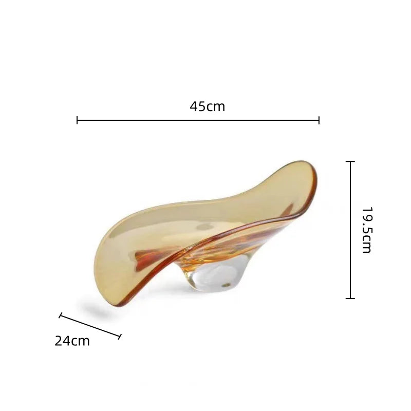 Afralia™ Geometric Glass Bowl Tray: Elegant Home Decor & Storage Essential