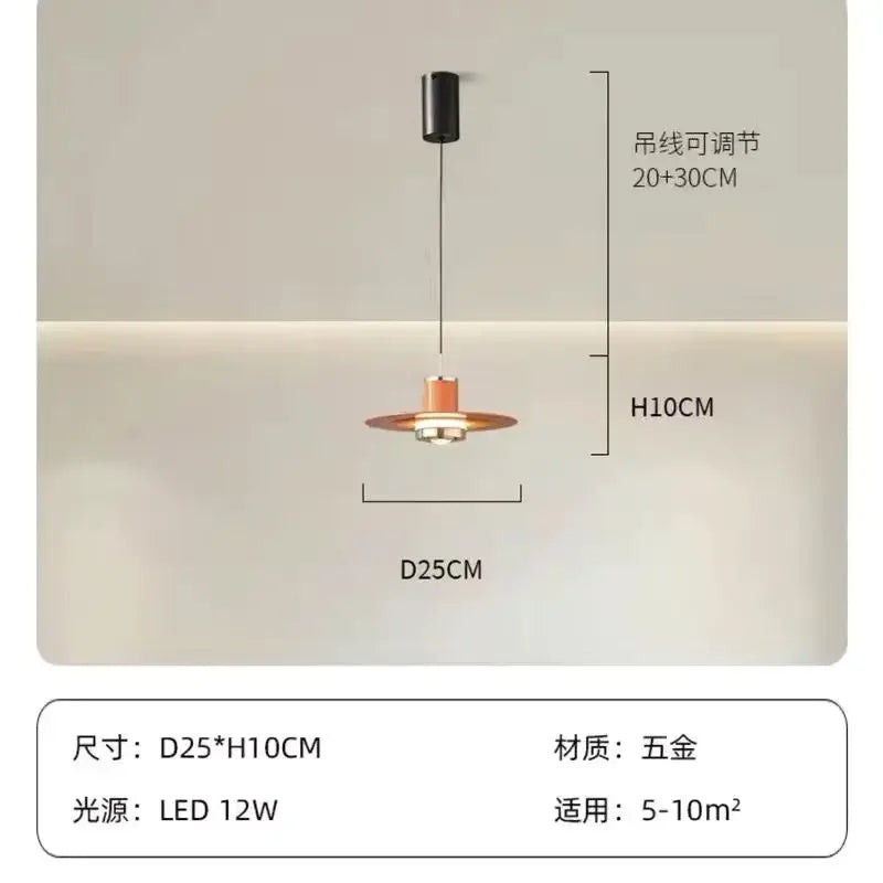 Afralia™ Colorful Umbrella Pendant Lamp - LED Hanging Light for Home Decor