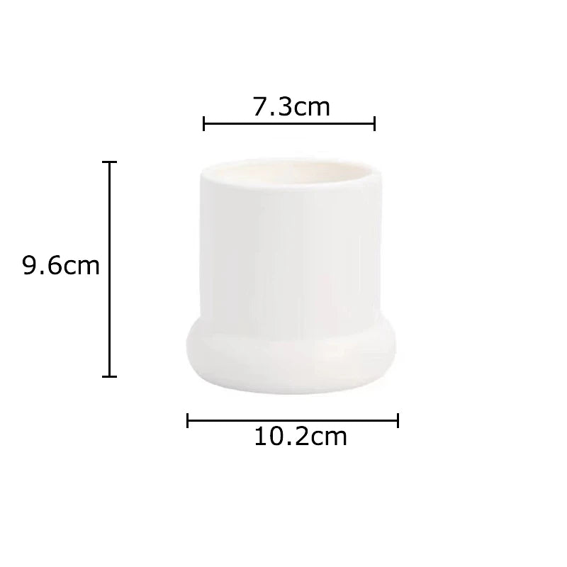 Afralia™ Ceramic Candle Holder Cylinder Candlestick Aroma Diffuser Home Decoration