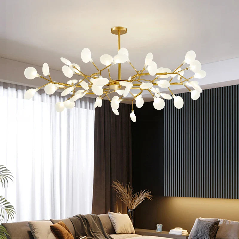 Afralia™ LED Firefly Chandelier: Modern Nordic Ceiling Lights for Luxury Home Decor