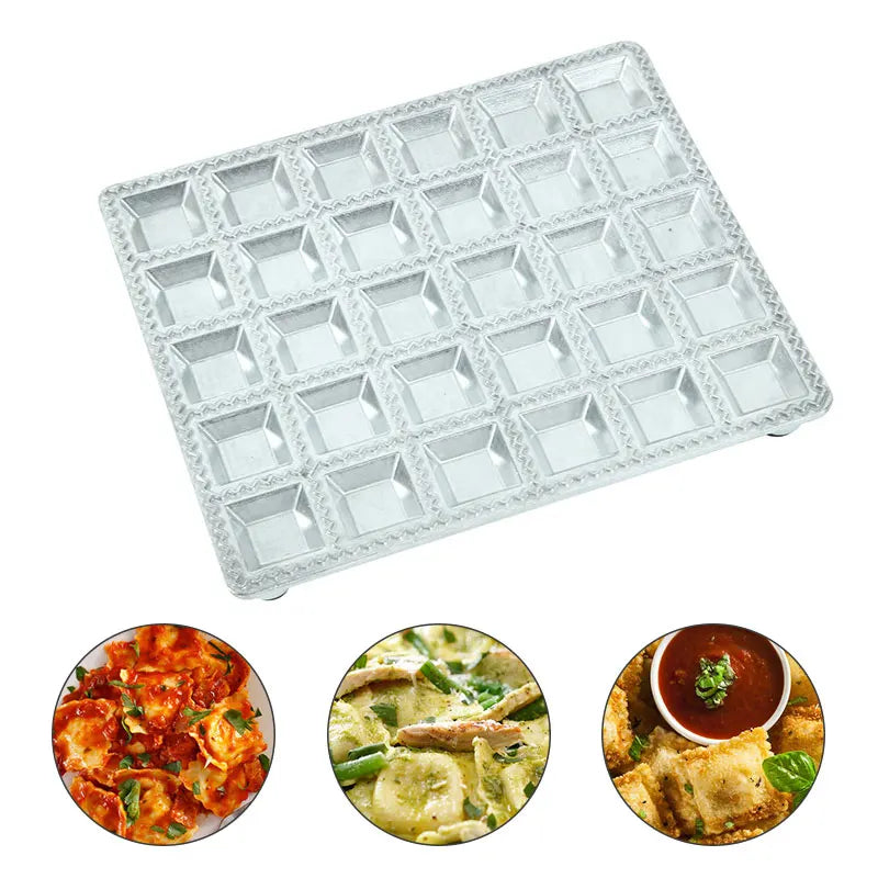 Afralia™ Ravioli Maker Mold Square Dumpling Kitchen Tool Durable & Easy to Use