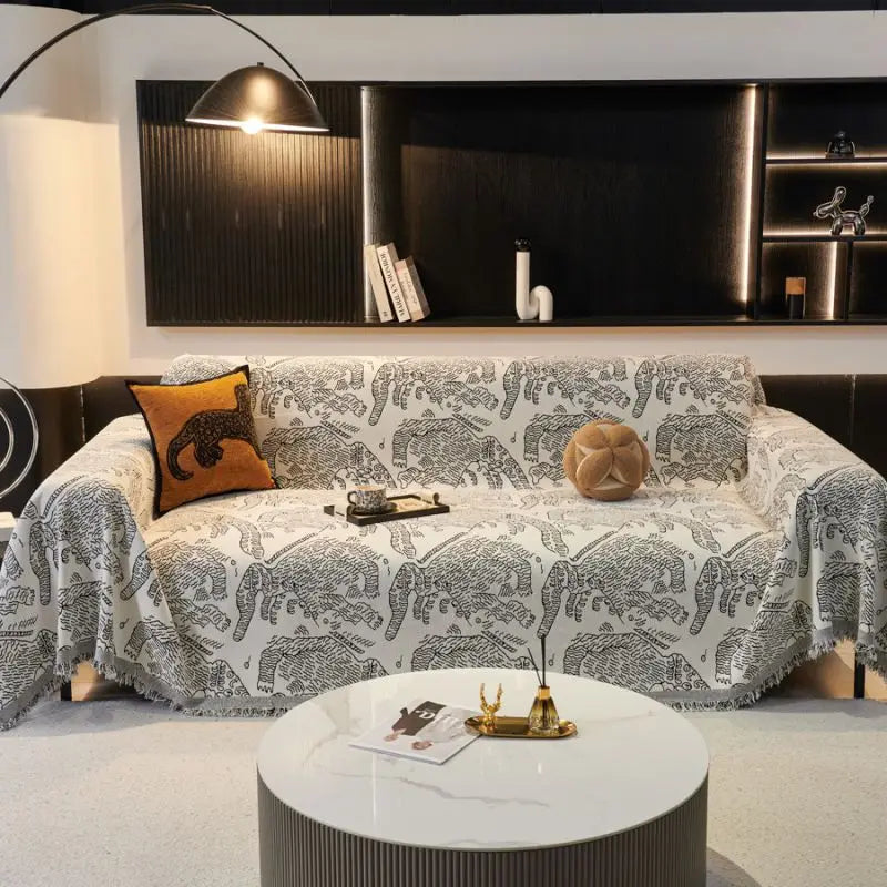 Afralia™ Chenille Sofa Cover: Thickened Slipcover Blanket for Full Couch Protection