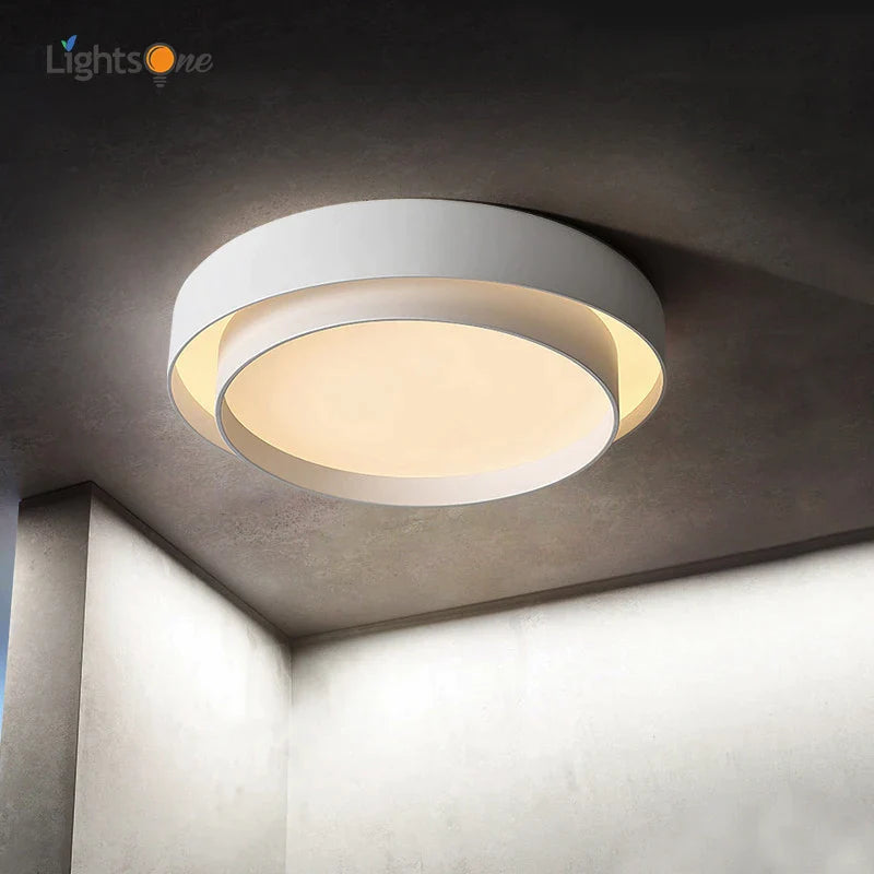 Afralia™ Round Ceiling Lamp: Creative Minimalist Design for Bedroom, Living Room, Study