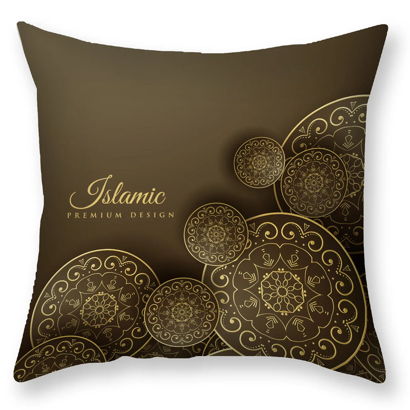 Afralia™ Black Gold Mandala Luxury Printed Pillowcase §